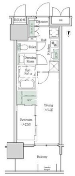 ブルックサイドレジデンス木場 628 間取り図