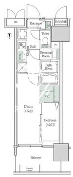 ブルックサイドレジデンス木場 629 間取り図