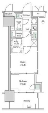 ブルックサイドレジデンス木場 632 間取り図