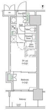 ブルックサイドレジデンス木場 633 間取り図