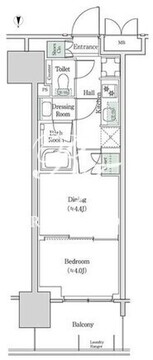 ブルックサイドレジデンス木場 634 間取り図