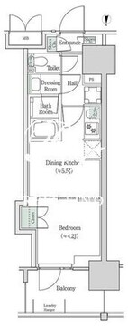 ブルックサイドレジデンス木場 637 間取り図