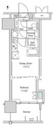 ブルックサイドレジデンス木場 638 間取り図