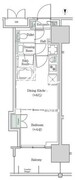 ブルックサイドレジデンス木場 639 間取り図