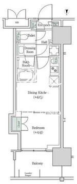 ブルックサイドレジデンス木場 639 間取り図