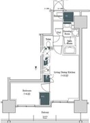 ブルックサイドレジデンス木場 640 間取り図