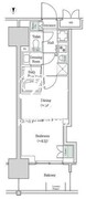 ブルックサイドレジデンス木場 643 間取り図
