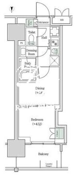 ブルックサイドレジデンス木場 643 間取り図