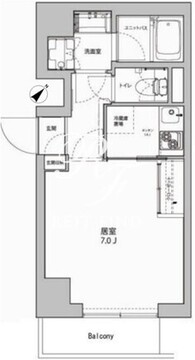 プライムアーバン麻布十番 303 間取り図