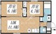 クリアル高田馬場3 102 間取り図