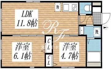 クリアル高田馬場3 301 間取り図