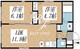 クリアル高田馬場3 302 間取り図