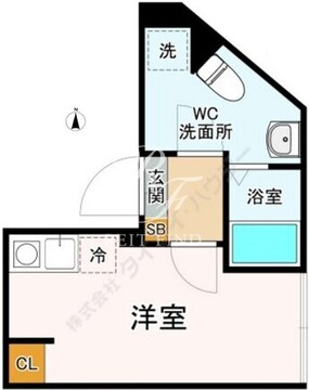 フロレスタ綾瀬 102 間取り図