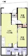 リザーブ北綾瀬 101 間取り図