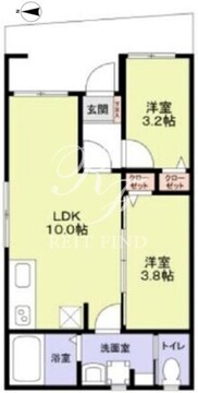 リザーブ北綾瀬 101 間取り図