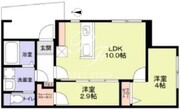 リザーブ北綾瀬 104 間取り図