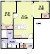 リザーブ北綾瀬 202 間取り図