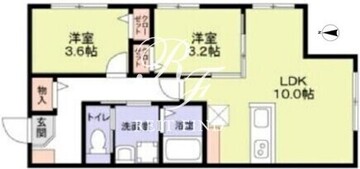 リザーブ北綾瀬 304 間取り図