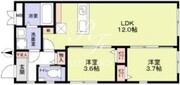 リザーブ北綾瀬 403 間取り図