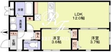 リザーブ北綾瀬 203 間取り図