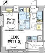 ドゥーエ五反田 801 間取り図