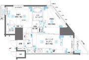 ズーム駒込 303 間取り図