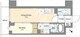 ドゥーエ曳舟3 203 間取り図