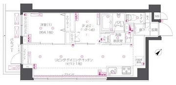 ズーム練馬高野台 506 間取り図