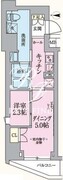アークマーク板橋大山 401 間取り図