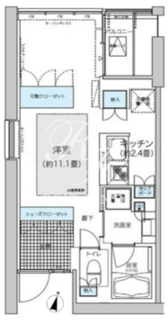 ガーデニエール砧ウエスト 428 間取り図