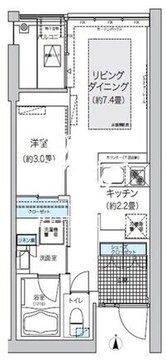 ガーデニエール砧ウエスト 533 間取り図