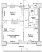 プラウドフラット王子神谷 401 間取り図