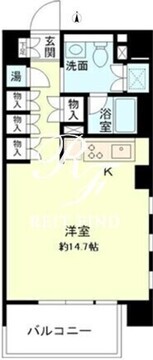 ベルメゾン芝 903 間取り図