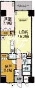 サンジョイアゼロ 208 間取り図