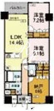 サンジョイアゼロ 708 間取り図