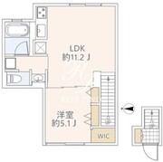 グランデュオ代沢3 201 間取り図