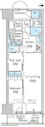 パークアクシス品川天王洲アイル 204 間取り図