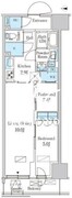 パークアクシス品川天王洲アイル 403 間取り図