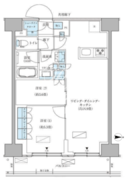 パークアクシス品川天王洲アイル 817 間取り図