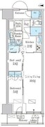 パークアクシス品川天王洲アイル 1103 間取り図