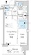 デュオフラッツ大森イースト 804 間取り図