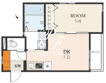 アラート旗の台 401 間取り図
