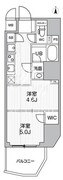 エスレジデンス蔵前バーム 202 間取り図