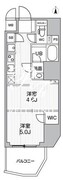 エスレジデンス蔵前バーム 1202 間取り図