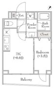 ディームス中野富士見町 301 間取り図