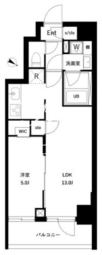 オーガスタレジデンス北綾瀬 804 間取り図