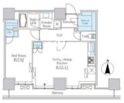ベルファース芝浦タワー 2904 間取り図