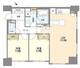 ラサンテ五反田 1107 間取り図