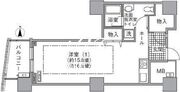 アクティ汐留 2913 間取り図
