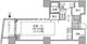 アクティ汐留 2913 間取り図